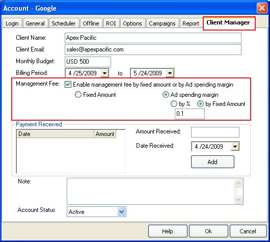 Client Manager Margin pic