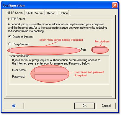 Dynamic Submission Internet Connection Configuration